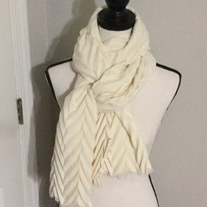 Cream scarf super soft